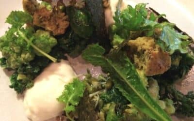 Recipe: Burrata with Green Goddess Dressing, Avocado and Broccolis