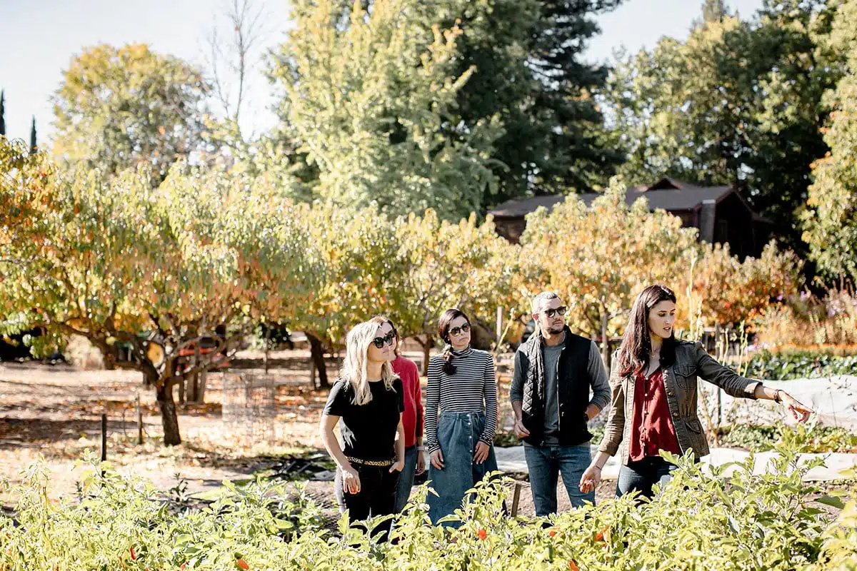 secret garden tour on property
